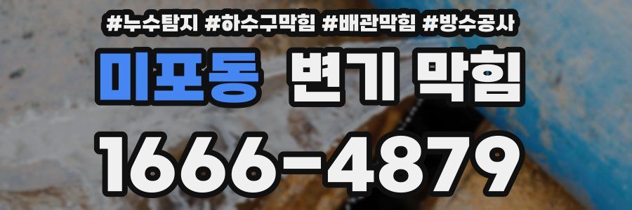 미포동 변기 막힘