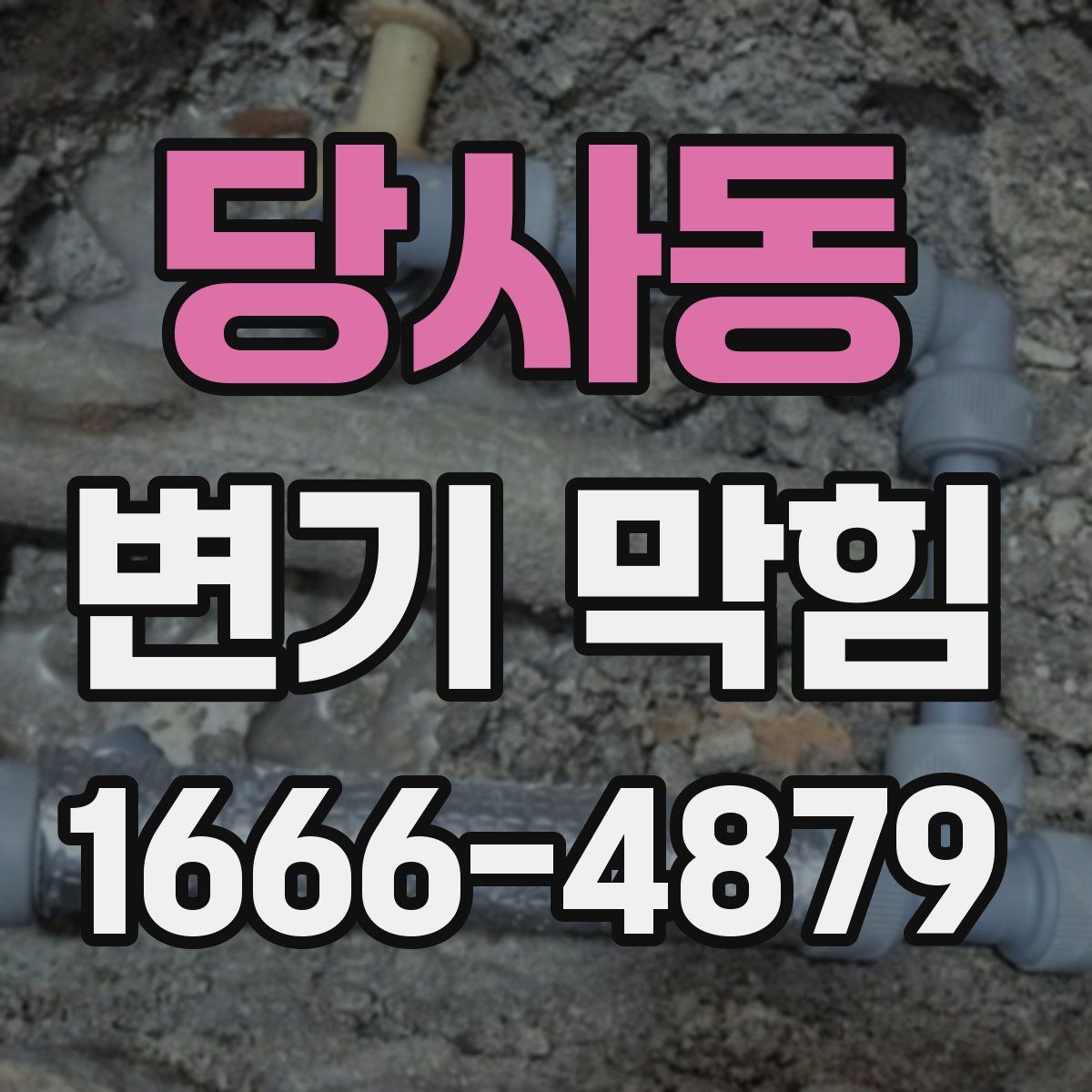당사동 변기 막힘