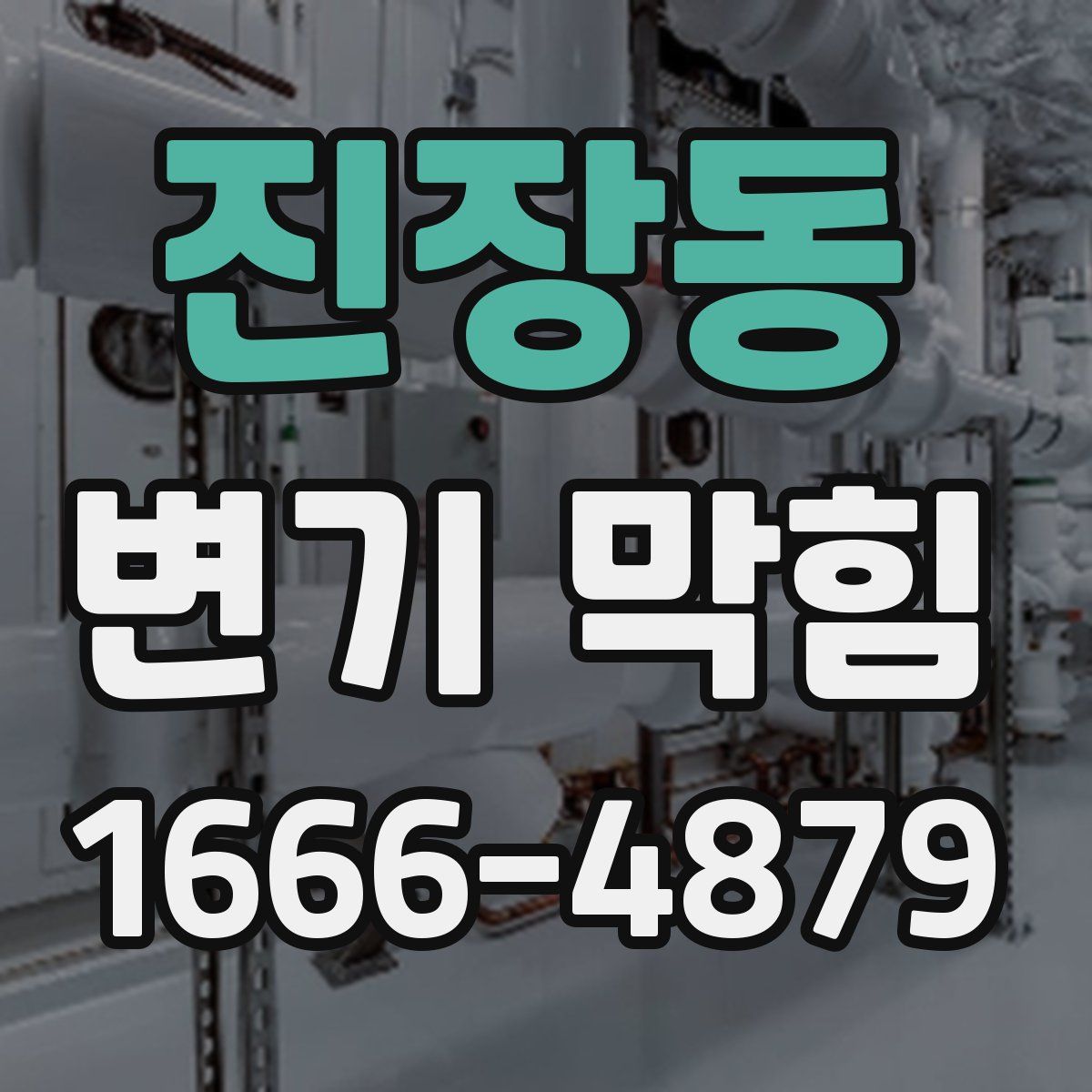 진장동 변기 막힘