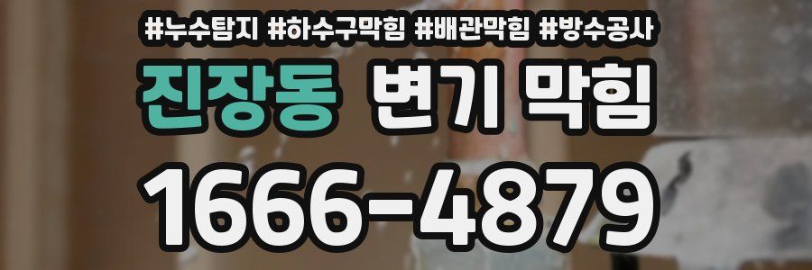진장동 변기 막힘