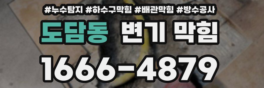 도담동 변기 막힘