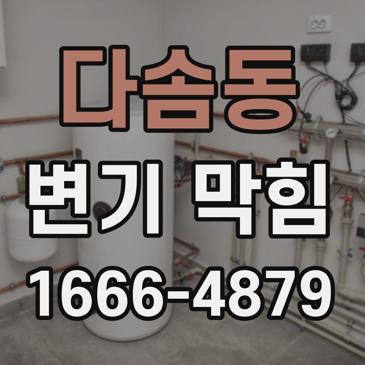 다솜동 변기 막힘