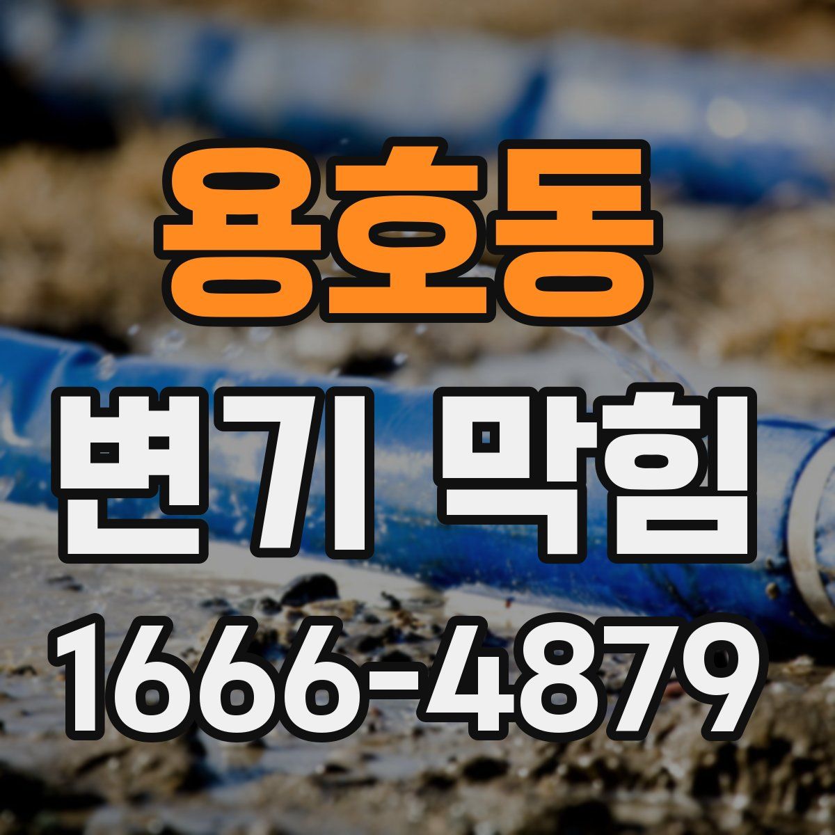 용호동 변기 막힘