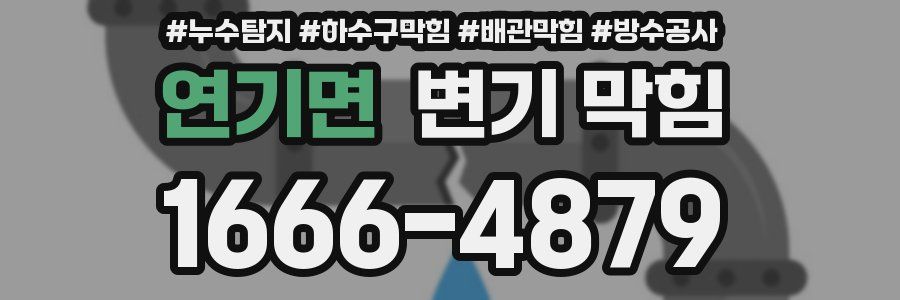 연기면 변기 막힘