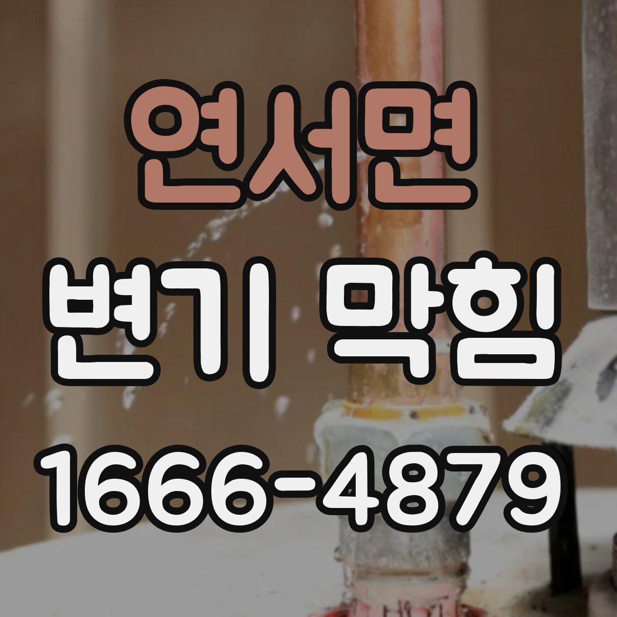 연서면 변기 막힘
