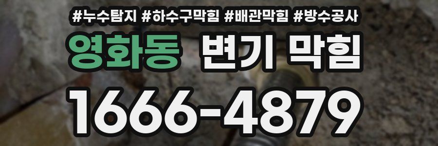 영화동 변기 막힘