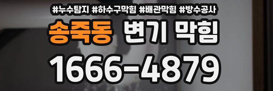 송죽동 변기 막힘