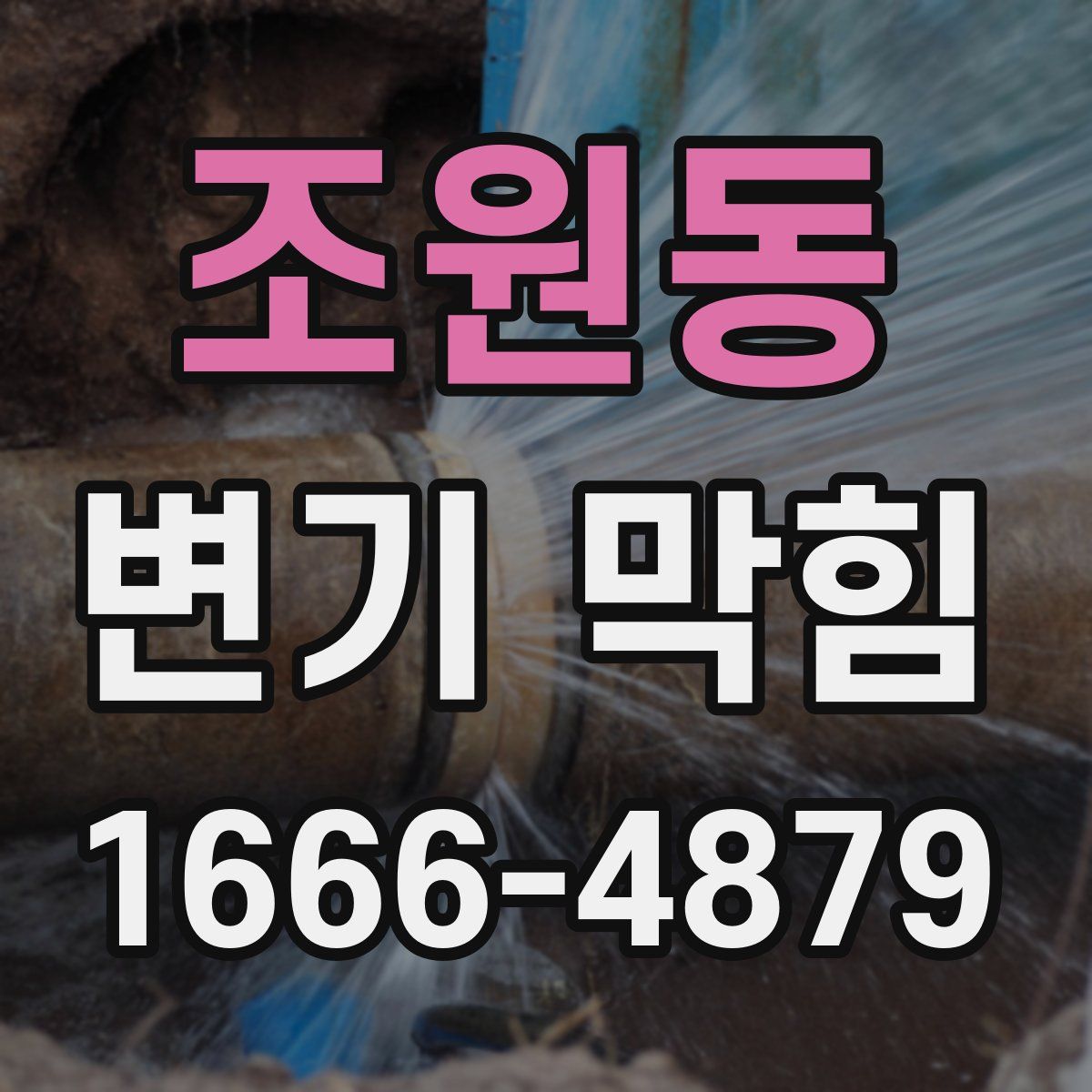 조원동 변기 막힘