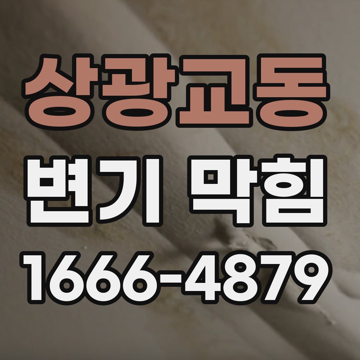 상광교동 변기 막힘