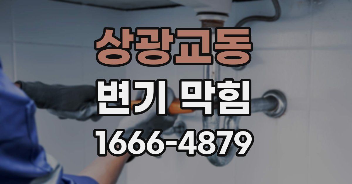 상광교동 변기 막힘