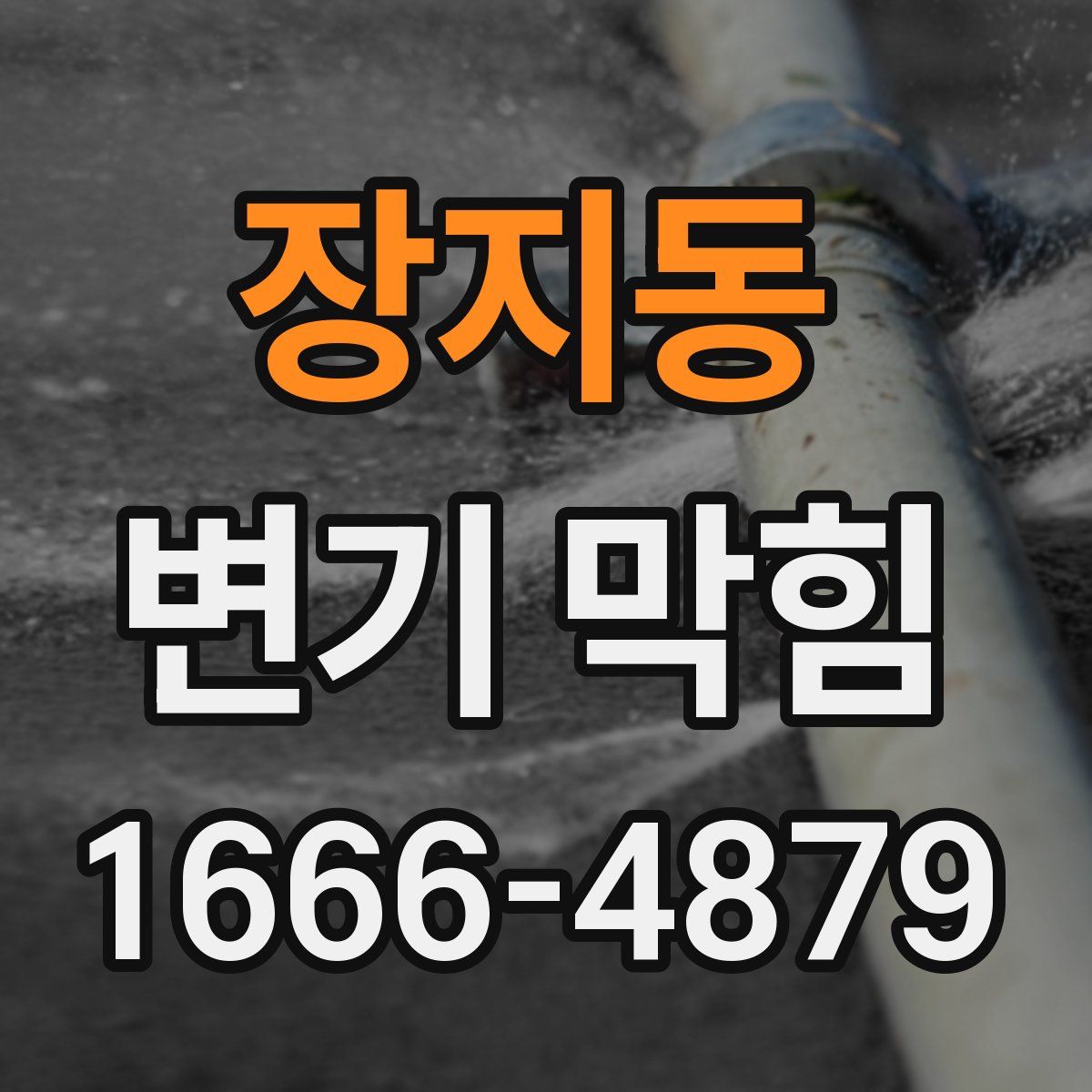 장지동 변기 막힘