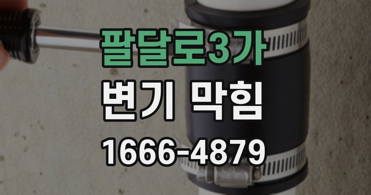 팔달로3가 변기 막힘