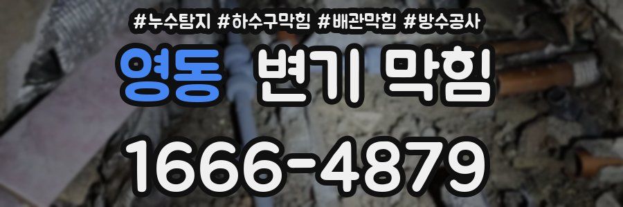 영동 변기 막힘