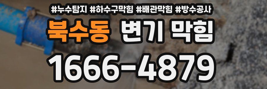 북수동 변기 막힘