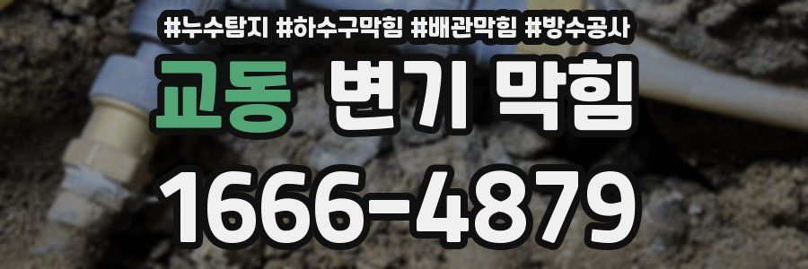 교동 변기 막힘
