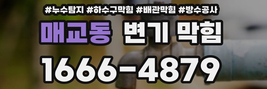 매교동 변기 막힘