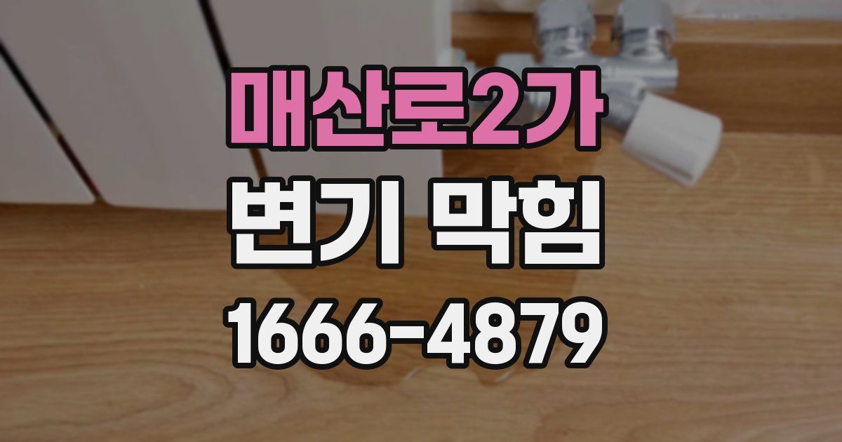 매산로2가 변기 막힘