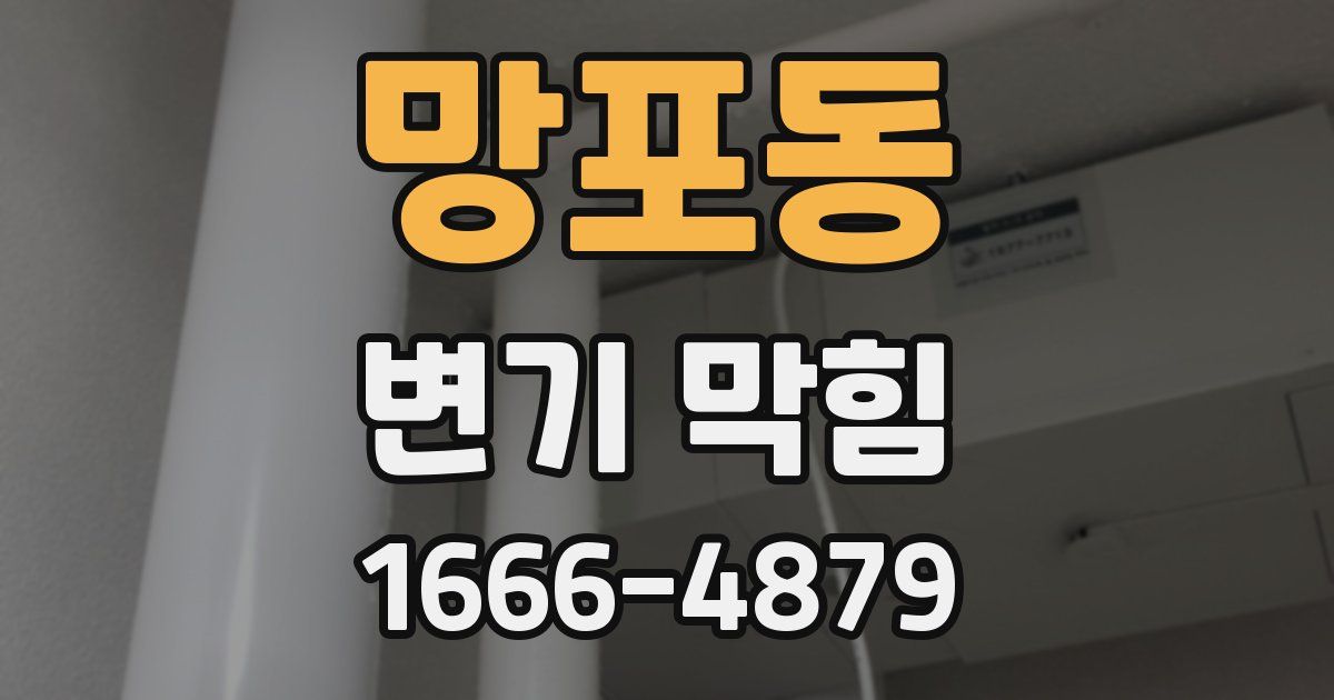 망포동 변기 막힘
