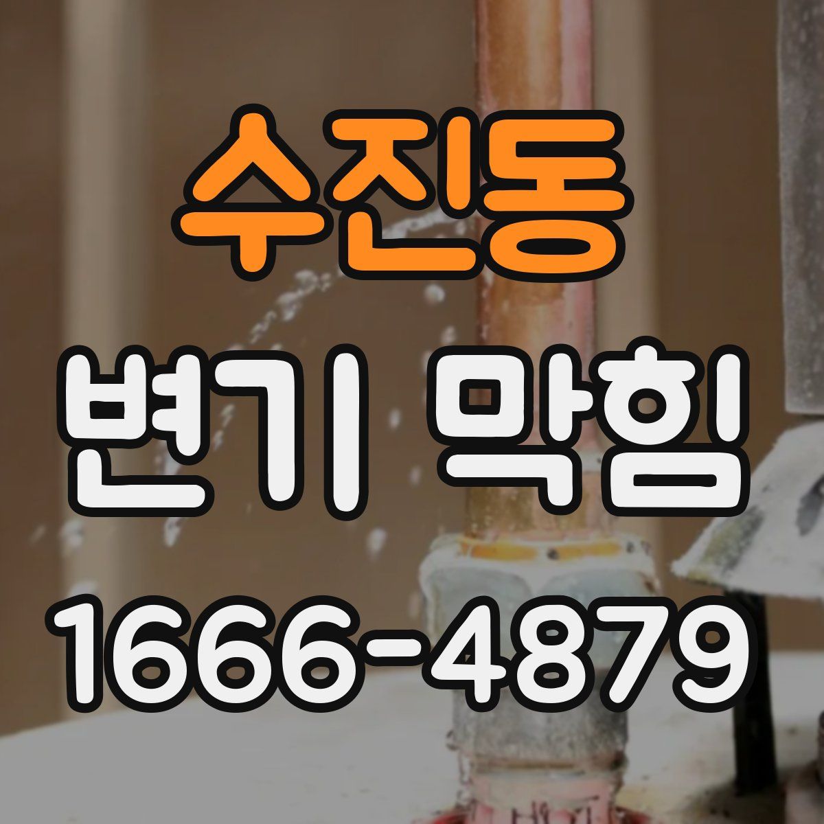 수진동 변기 막힘