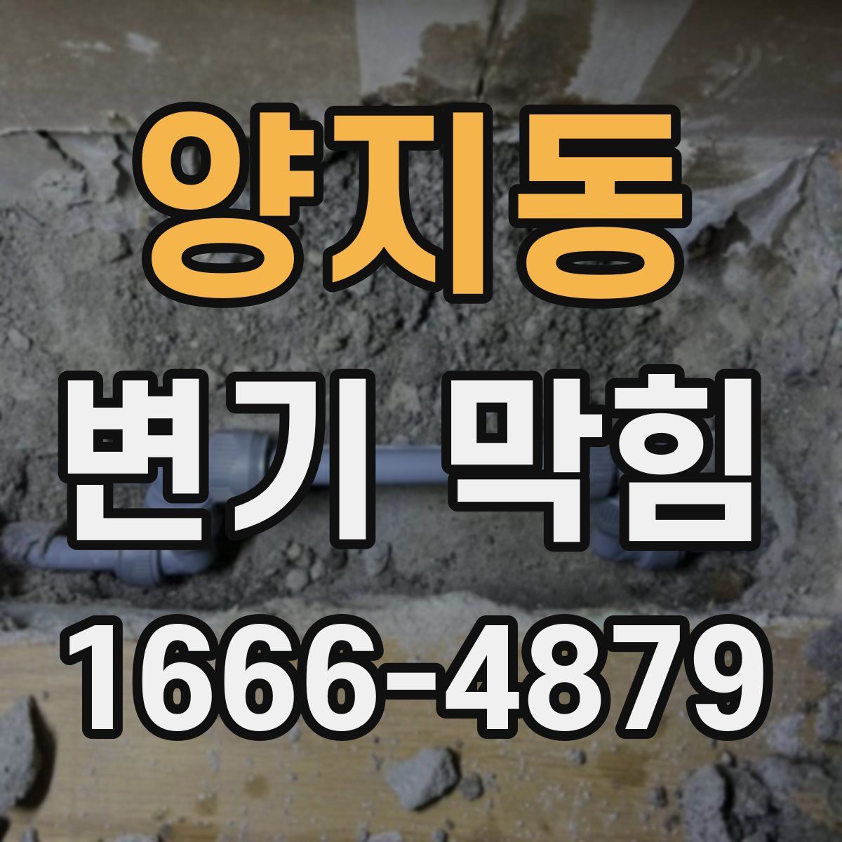 양지동 변기 막힘