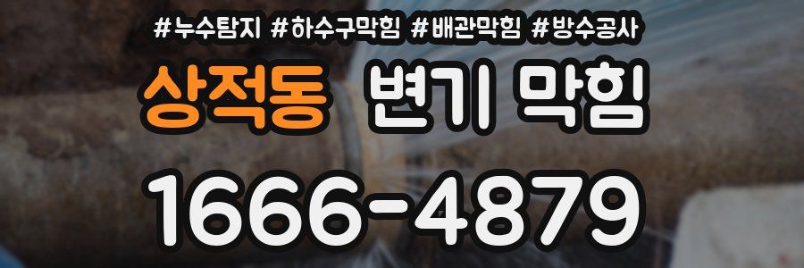 상적동 변기 막힘