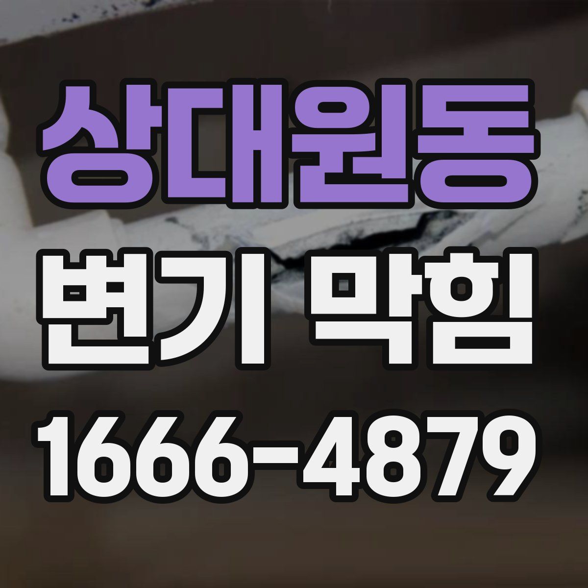 상대원동 변기 막힘