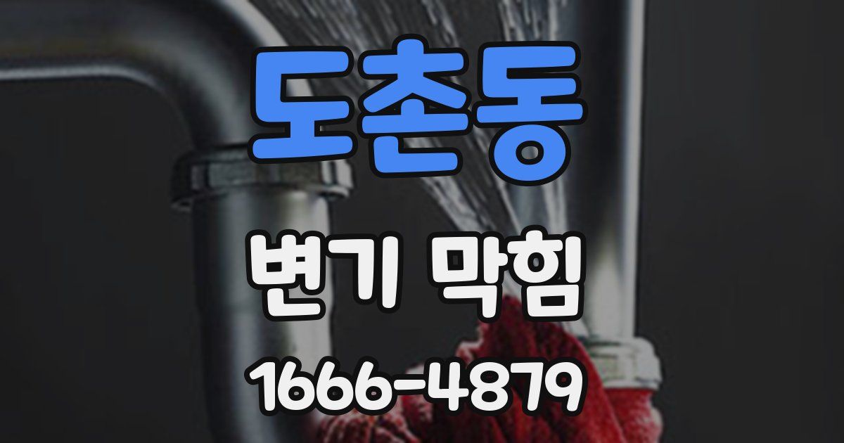도촌동 변기 막힘