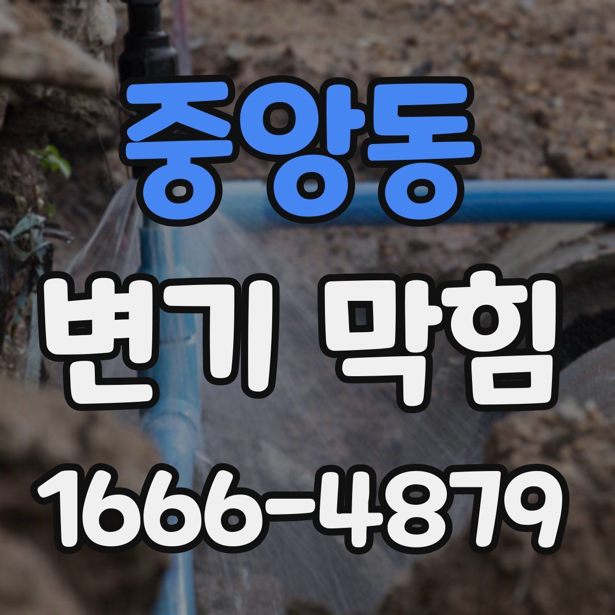중앙동 변기 막힘