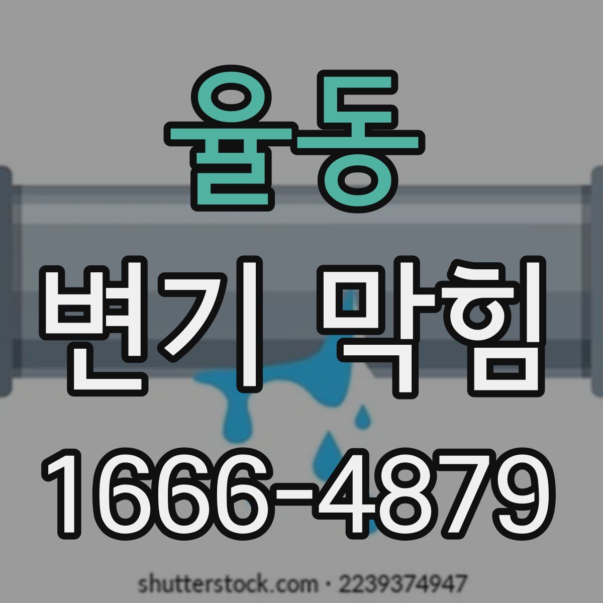 율동 변기 막힘