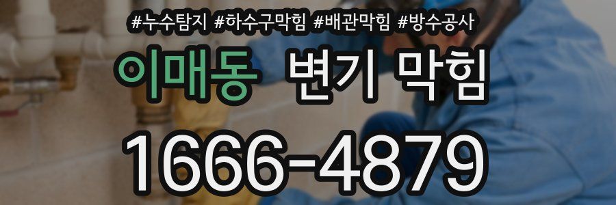이매동 변기 막힘