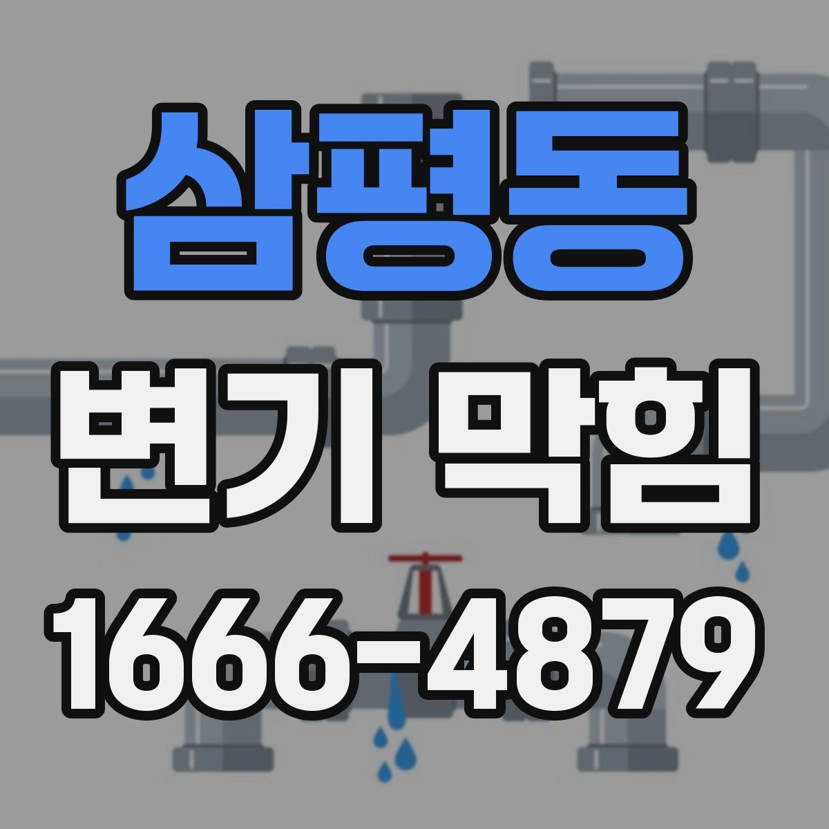 삼평동 변기 막힘