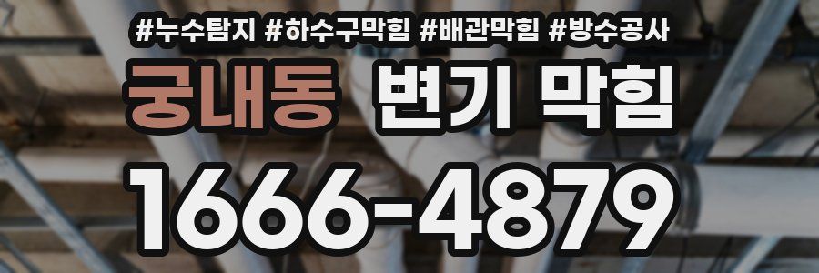 궁내동 변기 막힘