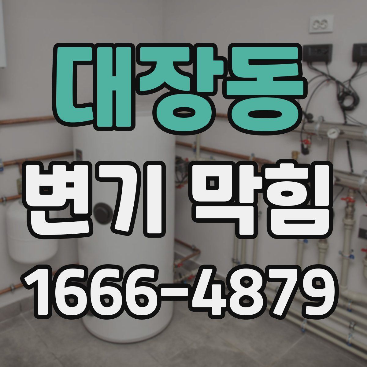 대장동 변기 막힘
