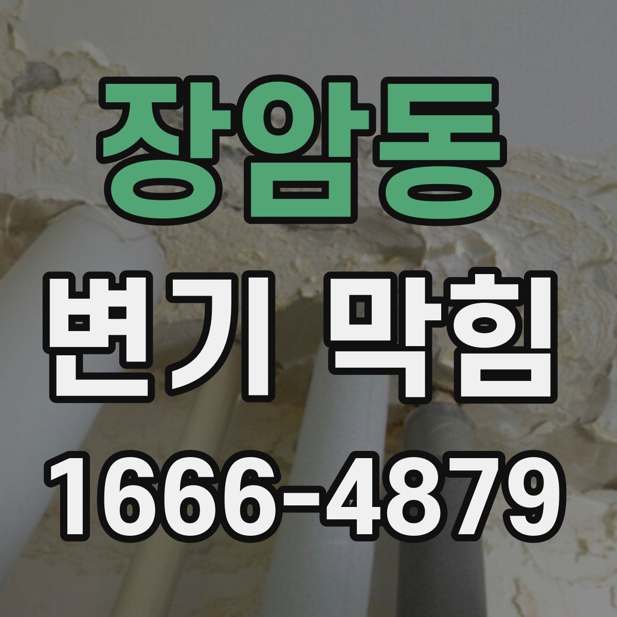 장암동 변기 막힘