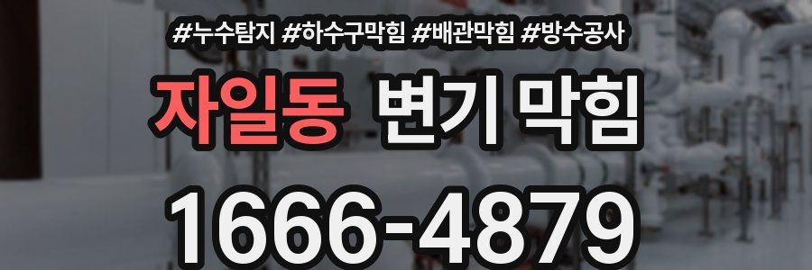 자일동 변기 막힘