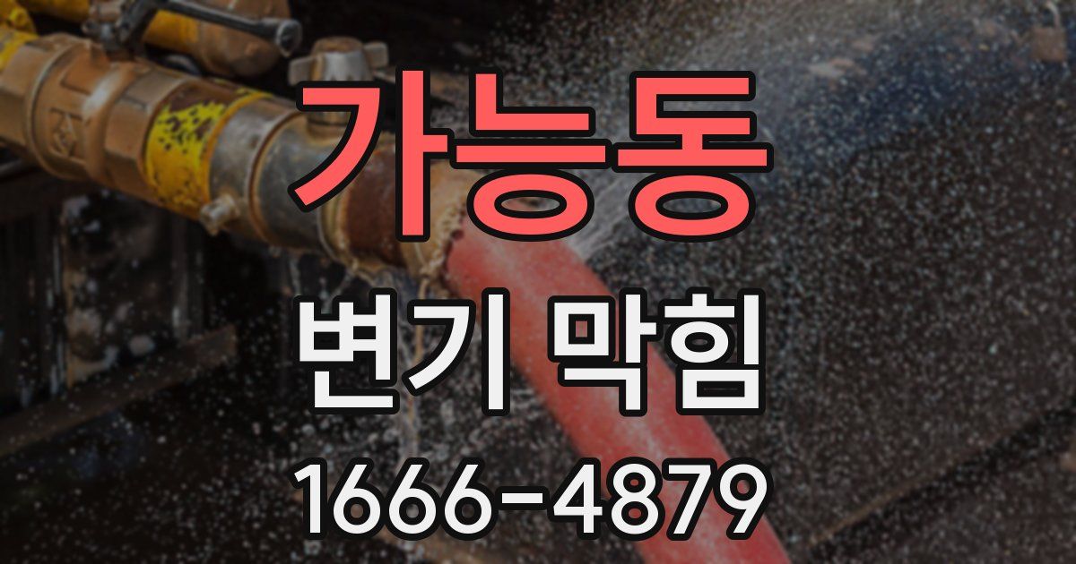 가능동 변기 막힘