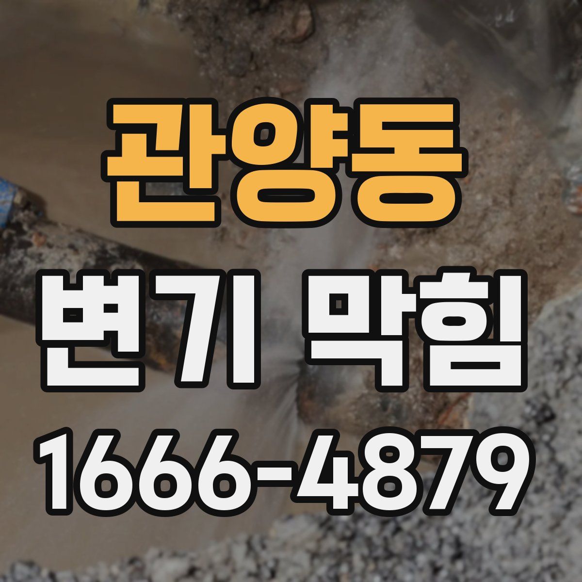 관양동 변기 막힘