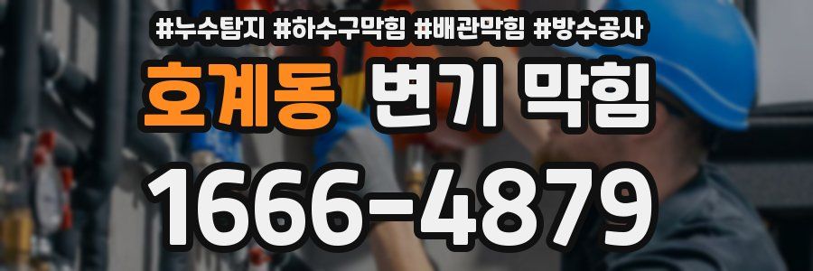 호계동 변기 막힘