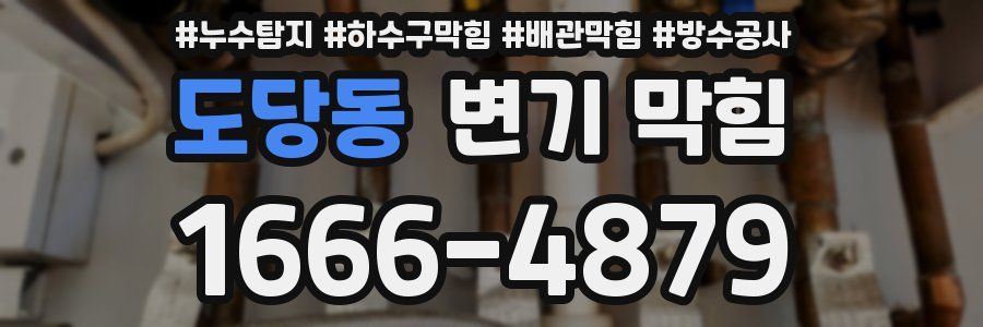 도당동 변기 막힘