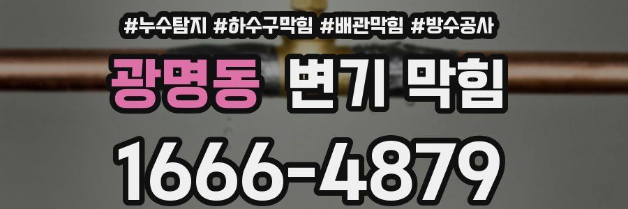 광명동 변기 막힘
