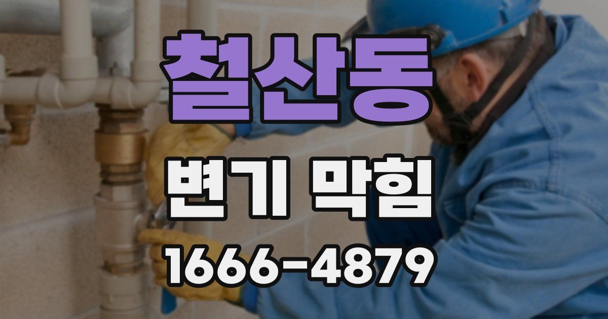 철산동 변기 막힘