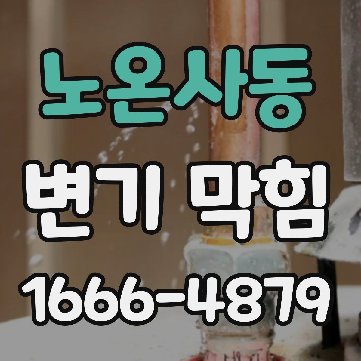 노온사동 변기 막힘