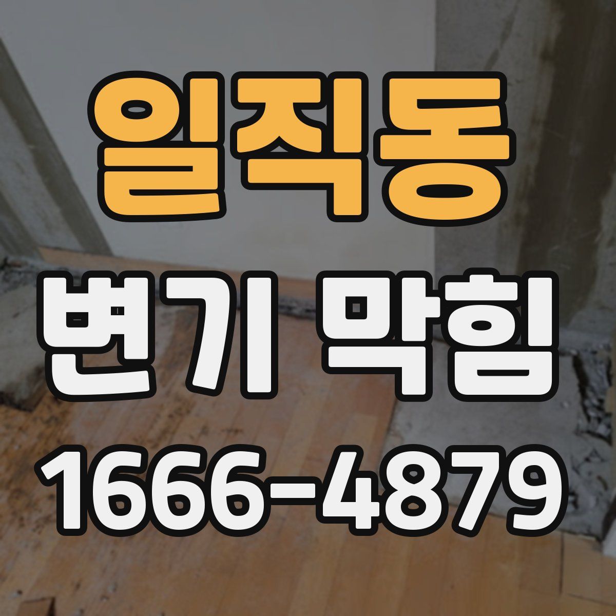일직동 변기 막힘