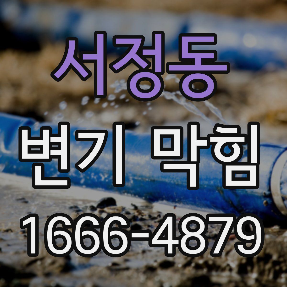 서정동 변기 막힘