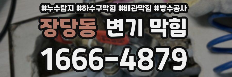 장당동 변기 막힘