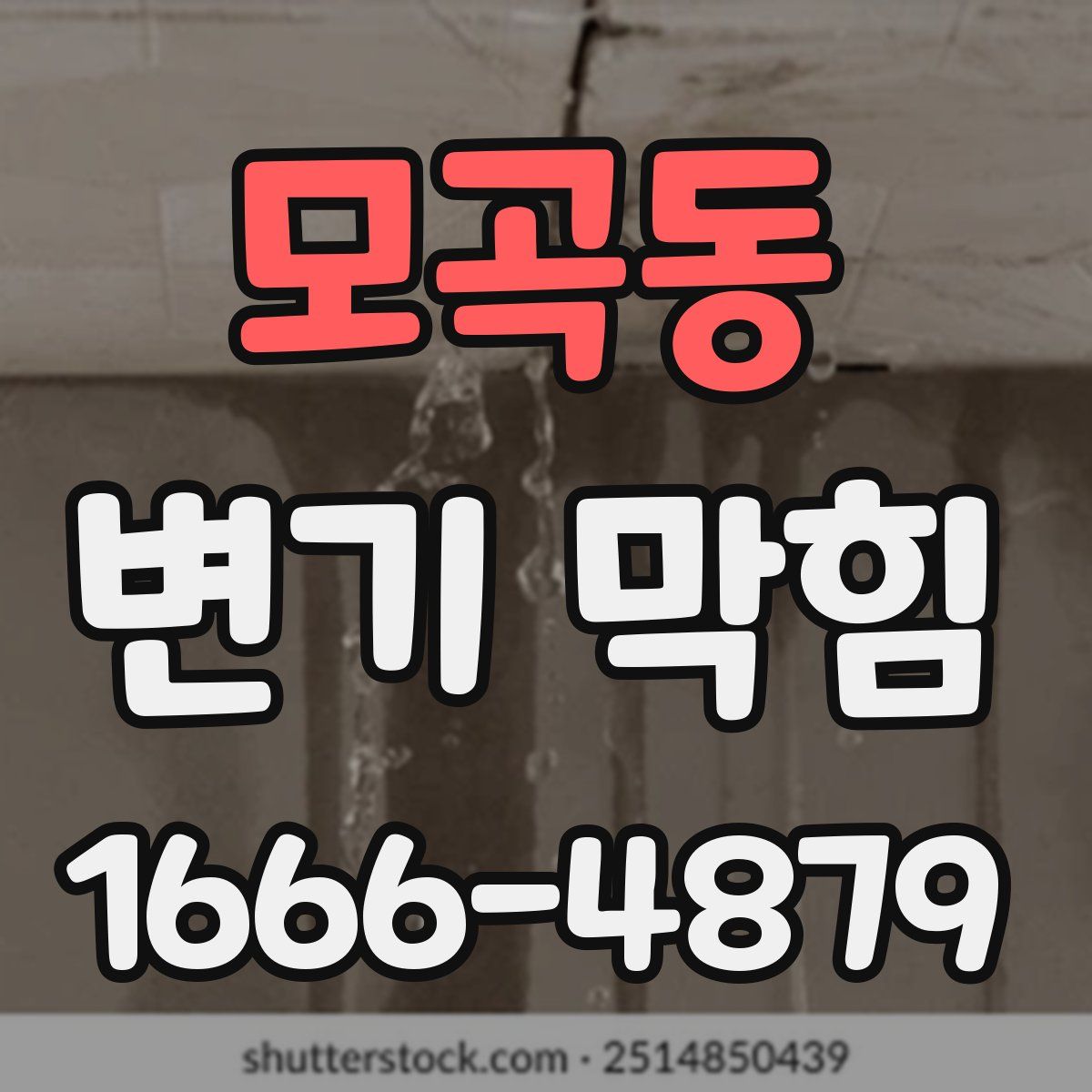 모곡동 변기 막힘