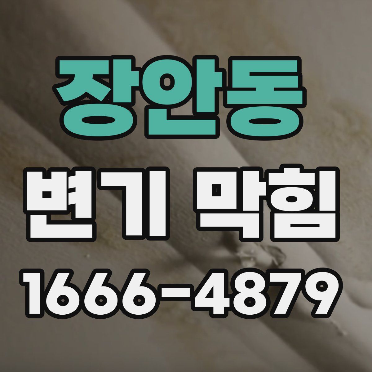 장안동 변기 막힘