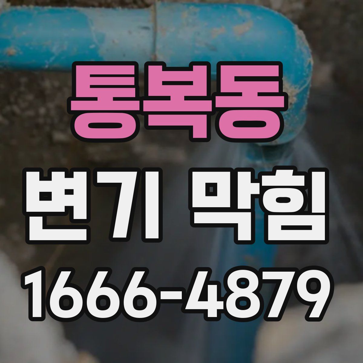 통복동 변기 막힘