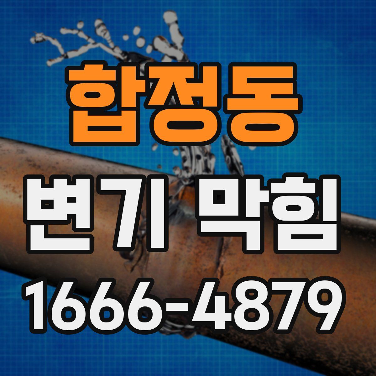 합정동 변기 막힘