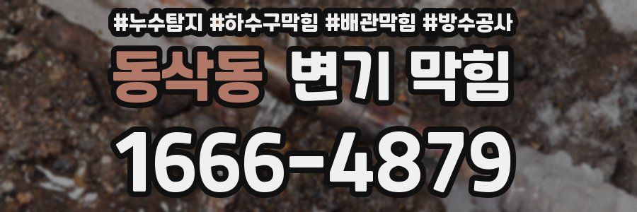 동삭동 변기 막힘